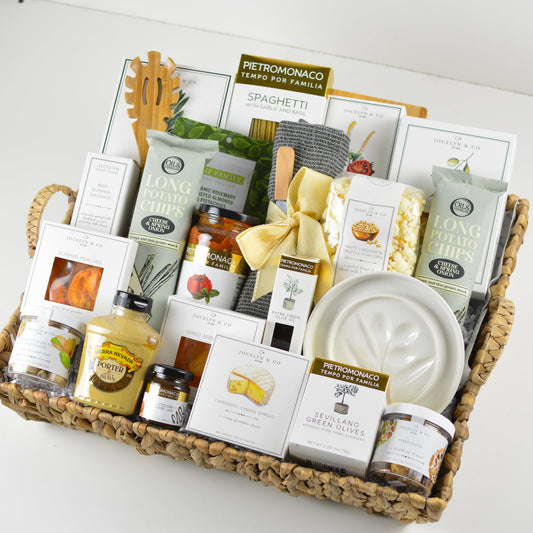 An Abundant Gourmet Gift Basket